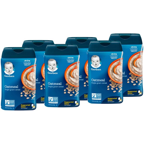 Gerber Oatmeal Cereal Multipack 8 oz., PK6